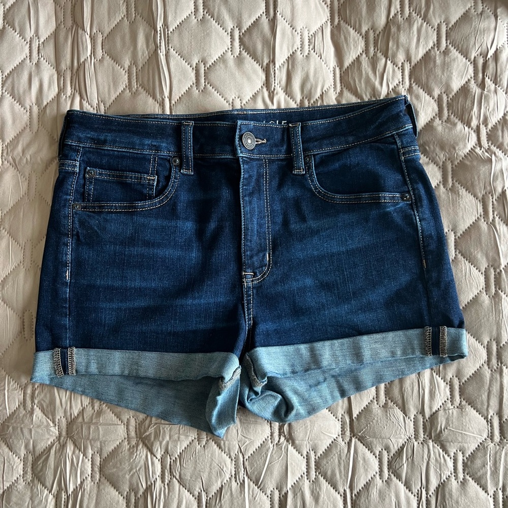 American Eagle Dark Blue Jean Shorts